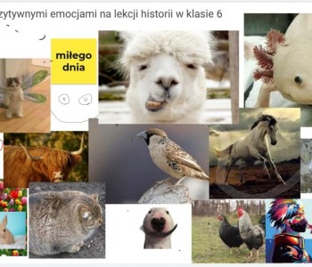 pozytywne emocje na historii